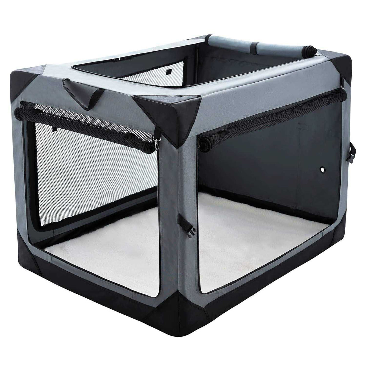Collapsible 4-Door Soft Dog Crate W6486