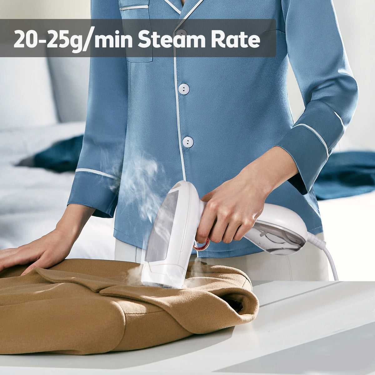 Foldable Handheld Clothing Steamer 1300W A527697