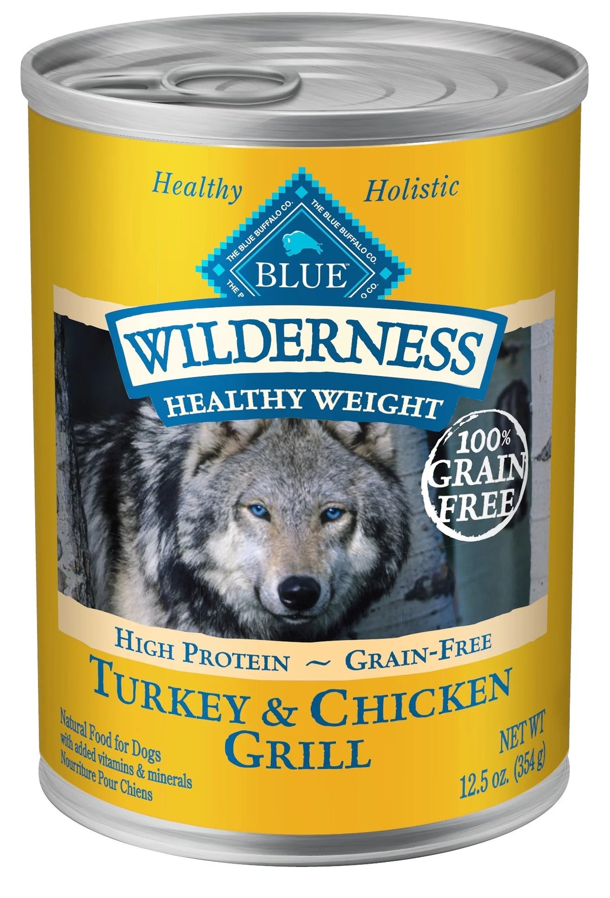 High Protein Grain Free Turkey & Chicken Wet Dog Food 12.5 oz (Pack of 12) B40840