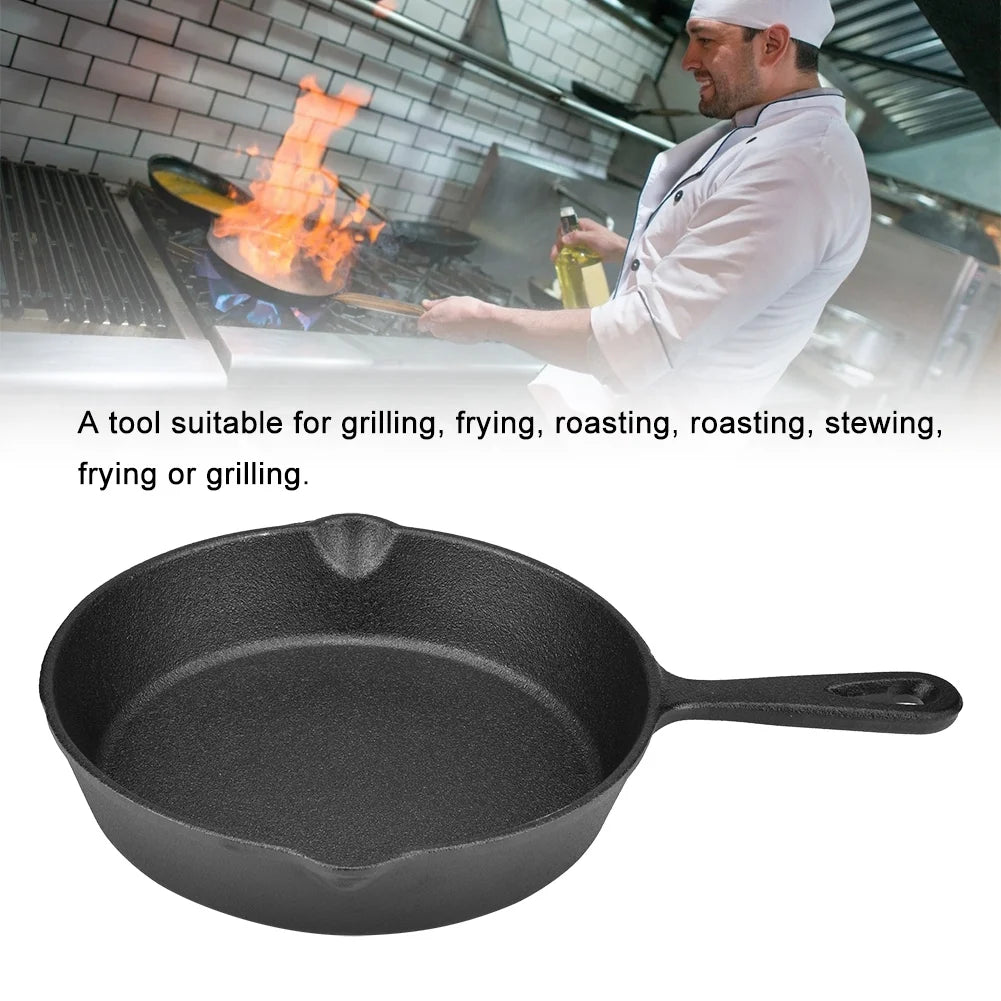 Cast Iron Skillet Non Stick Frying Pan 20cm N5262