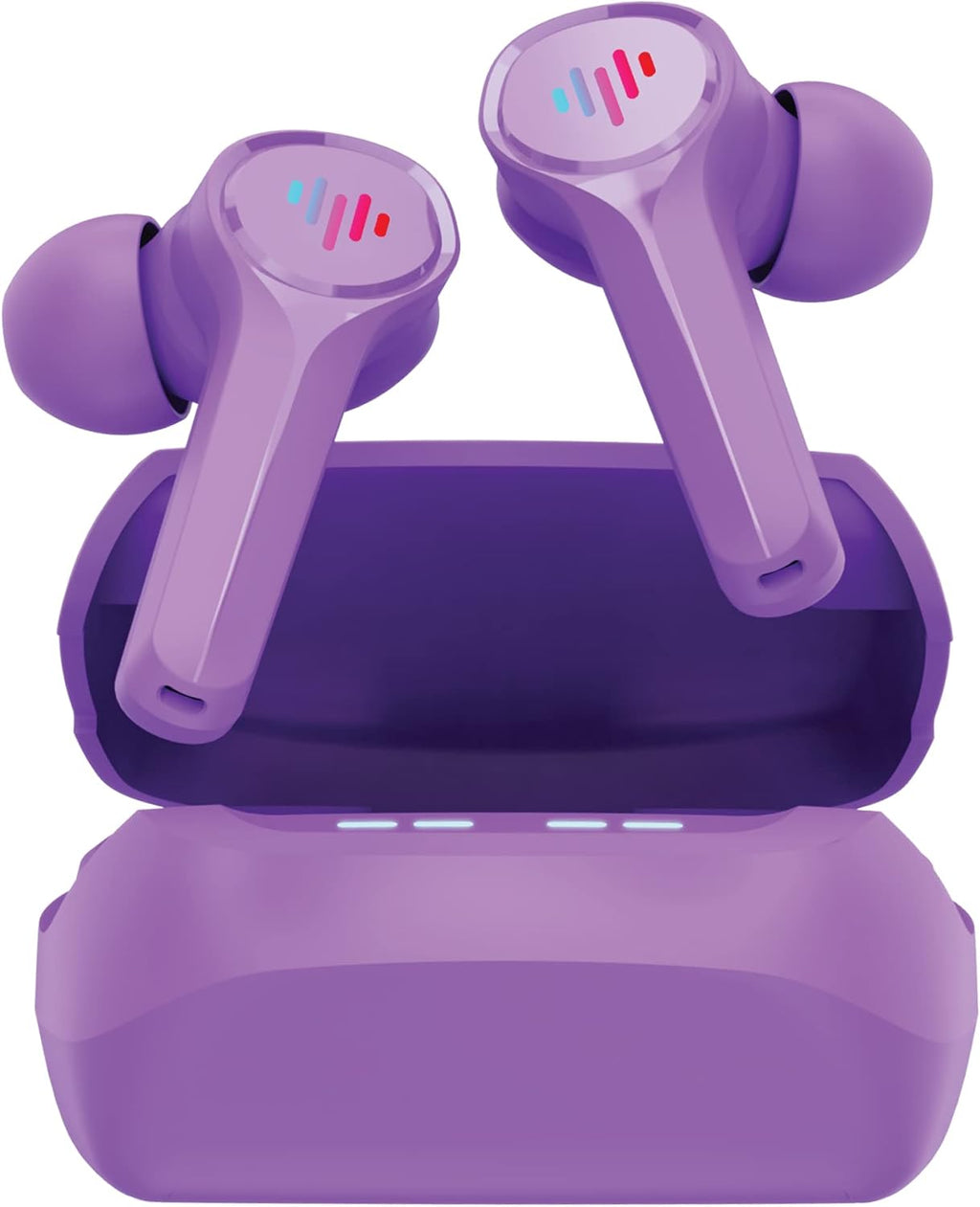 Purple Gaming Wireless Earbuds with Charging Case D1103