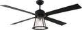 Midnight Black LED Ceiling Fan O7893
