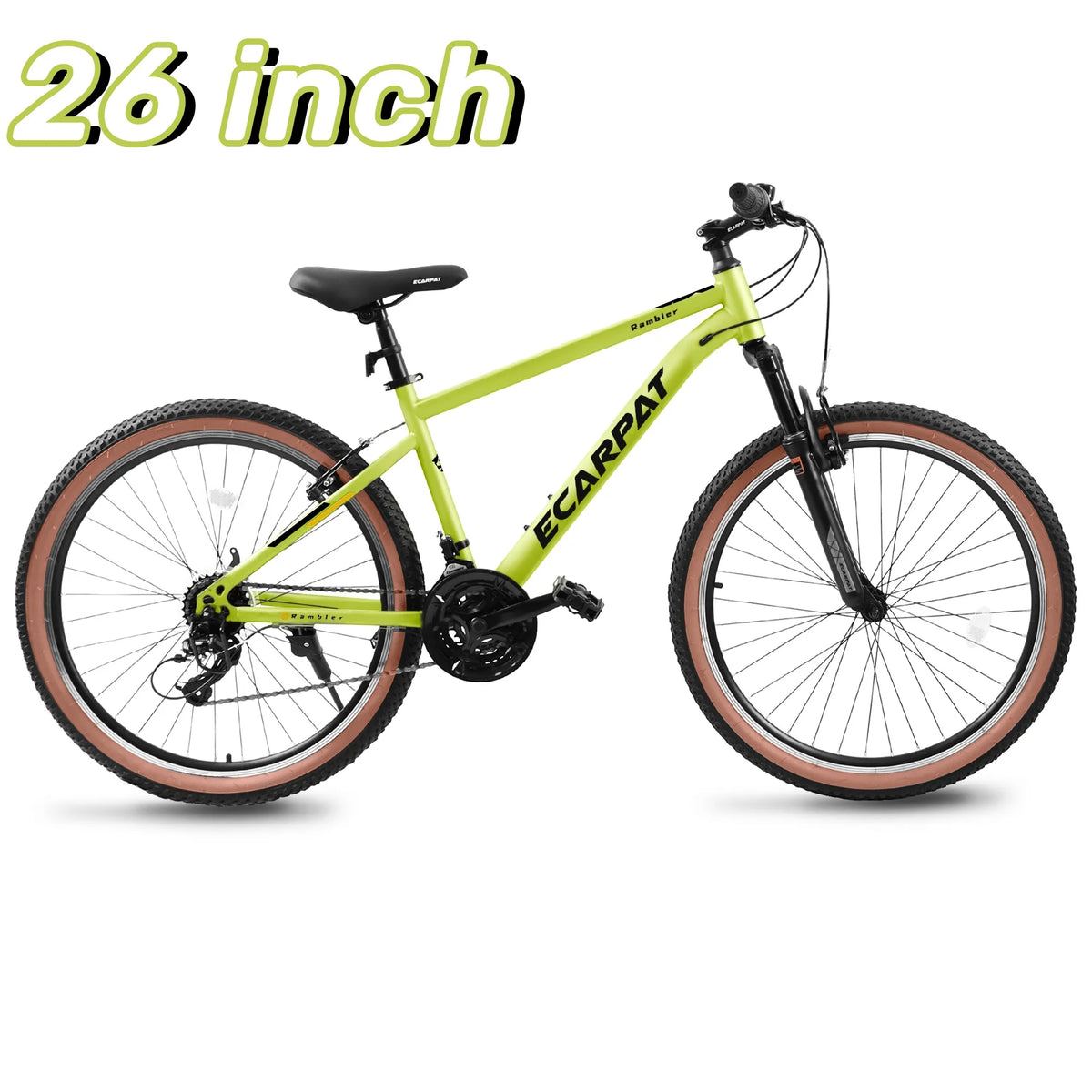 24 inch Mountain Bike Bicycle with Disc Brake, Black Y194