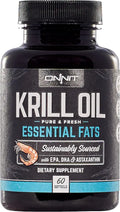 Krill Oil Soft Gels Omega-3 1000mg 60 Count O70698