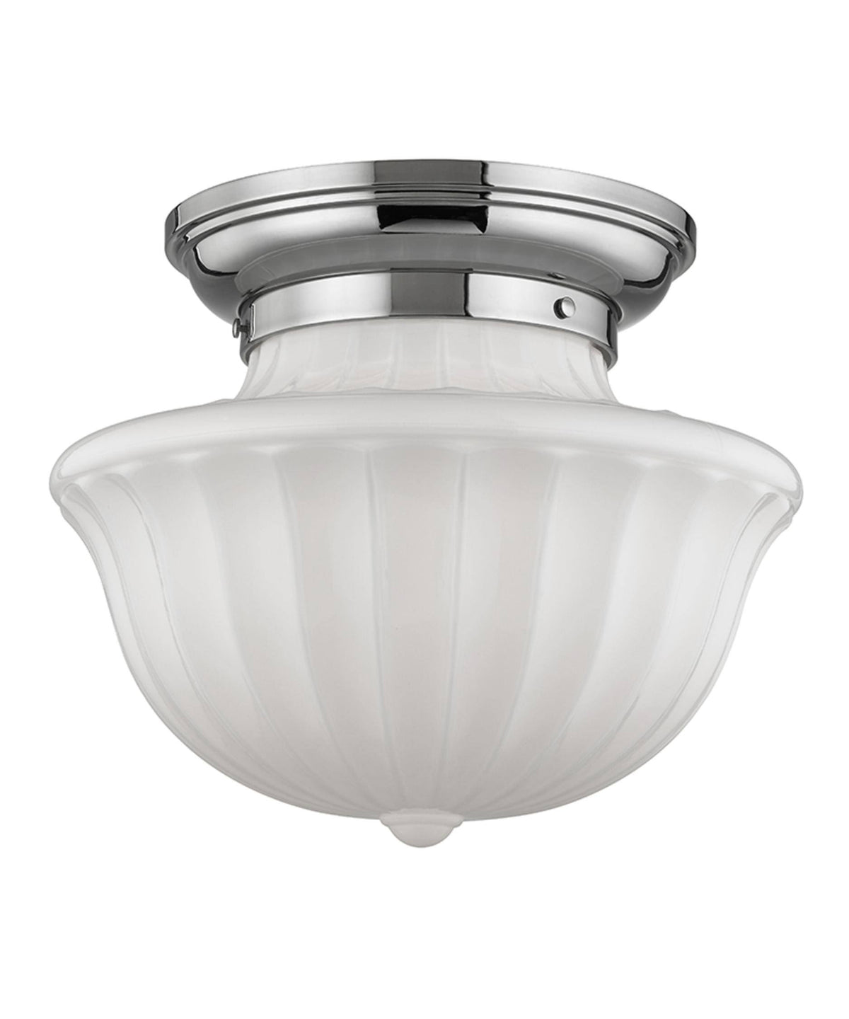 Polished Nickel 2 Light Flush Mount U8044