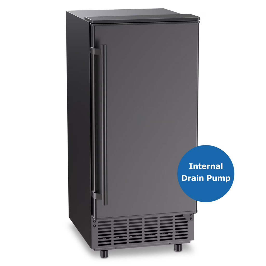 80lb Daily Undercounter Commercial Ice Maker, Black G542906