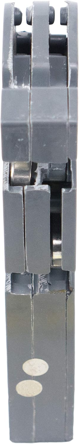 2 Pole 25 Amp Circuit Breaker, Grey, Pack of 2 N753068