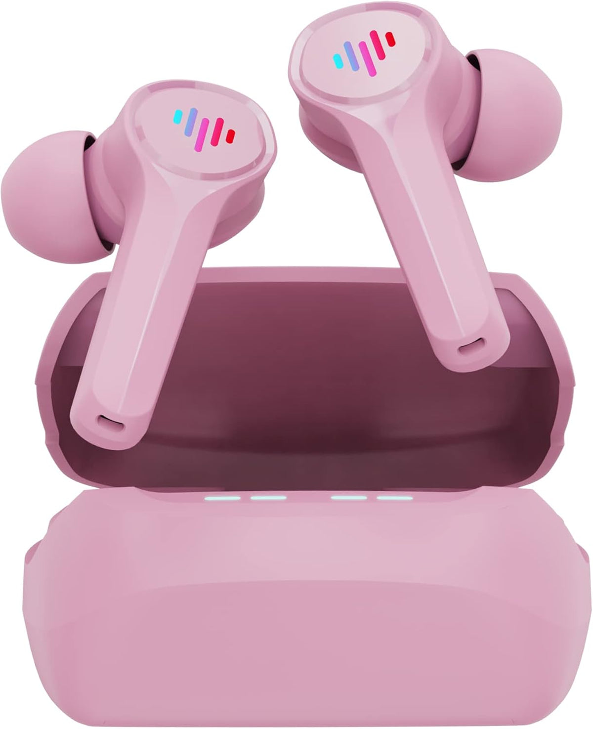 Purple Gaming Wireless Earbuds with Charging Case D1103