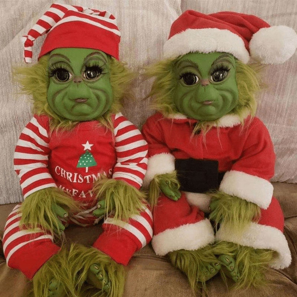 Grinch Stuffed Plush Elf Doll A4087