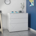 White 3-Drawer Lateral Filing Cabinet Q40592
