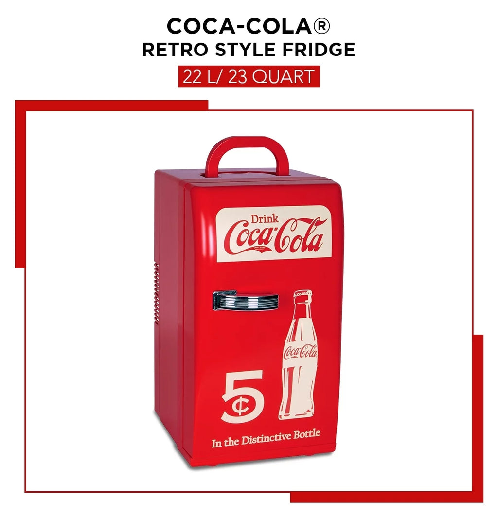 18 Can Mini Fridge Portable Cooler 23QT Refrigerator 2 shelves C6690