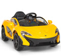 12V Yellow Toddler Electric Ride On Car with Parent Remote Control C70582