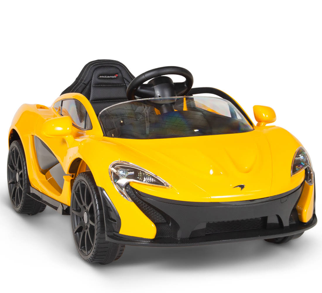 12V Yellow Toddler Electric Ride On Car with Parent Remote Control C70582