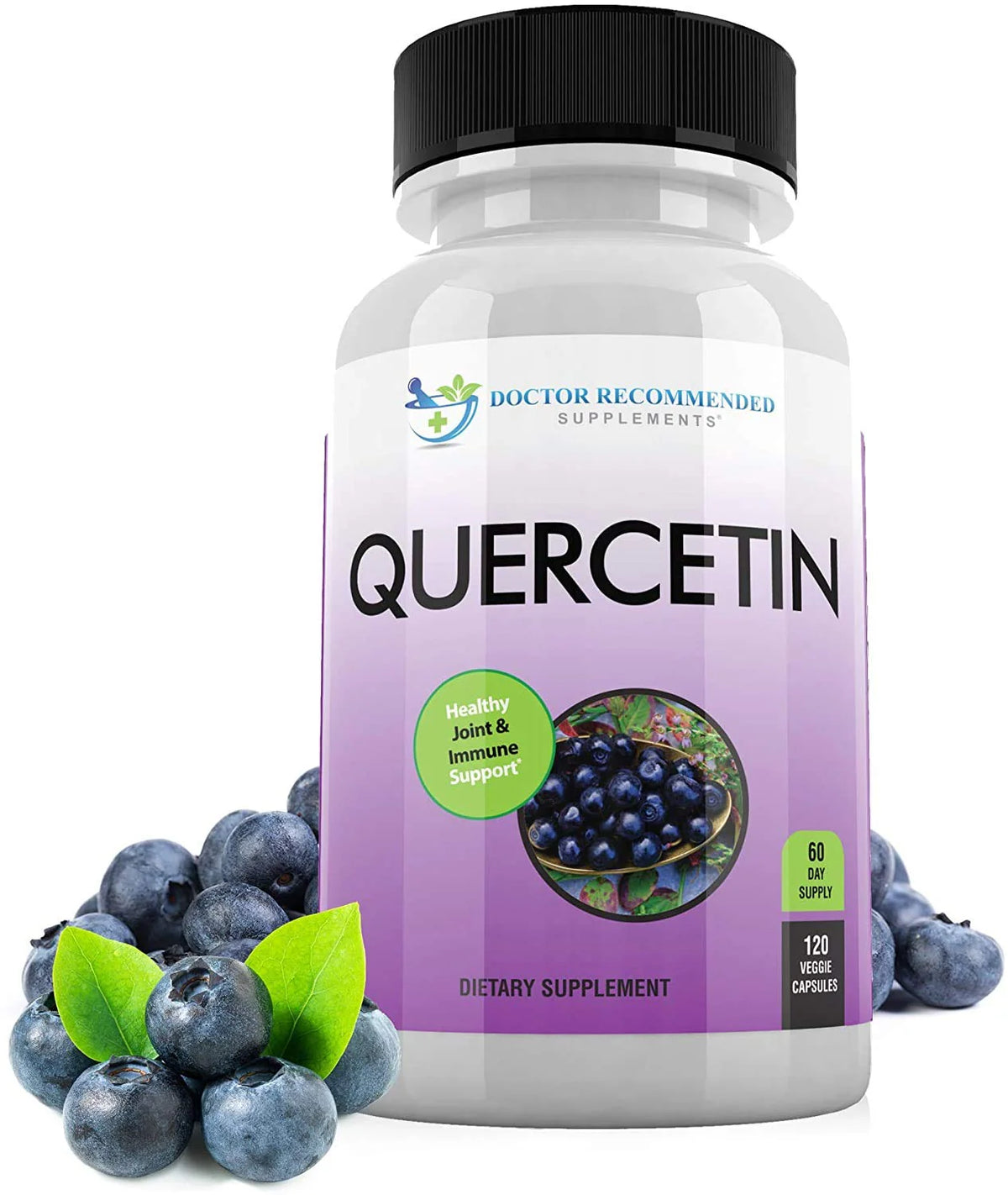 Quercetin 1000mg Per Serving 120 Veggie Capsules Vegan Non-GMO X94529