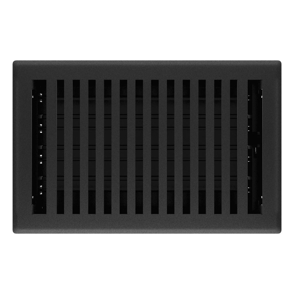 Black Iron Metal Floor Register X54953