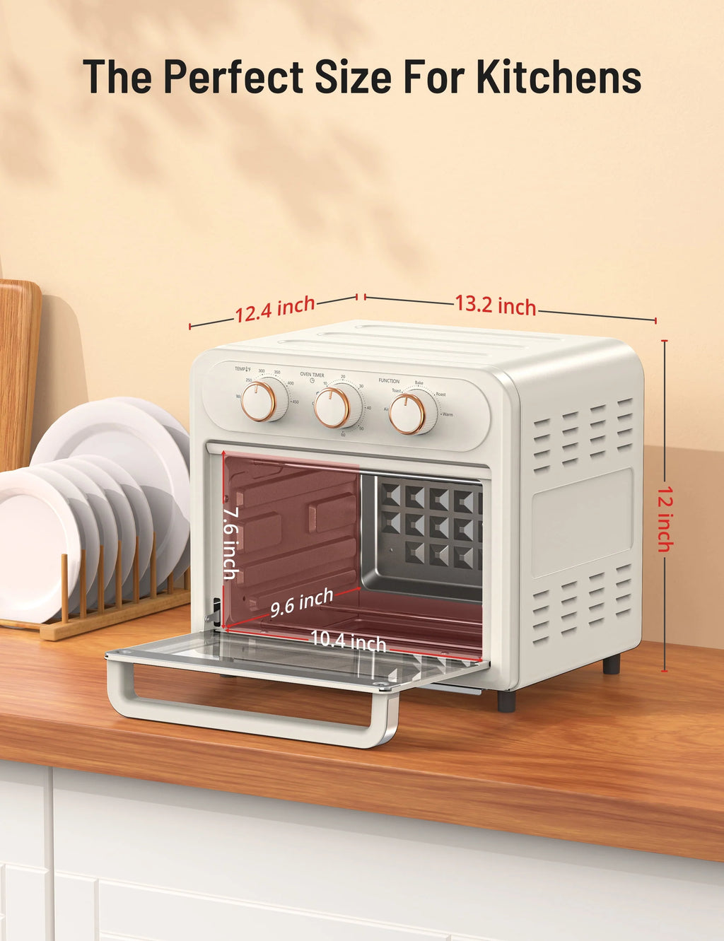 1700W 14.8 Quart 9 in 1 Air Fryer Oven J9932