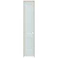 20 in. x 96 in. Light Gray Painted Left-Hand Solid Core Molded Composite MDF Single Prehung Interior Door N78150
