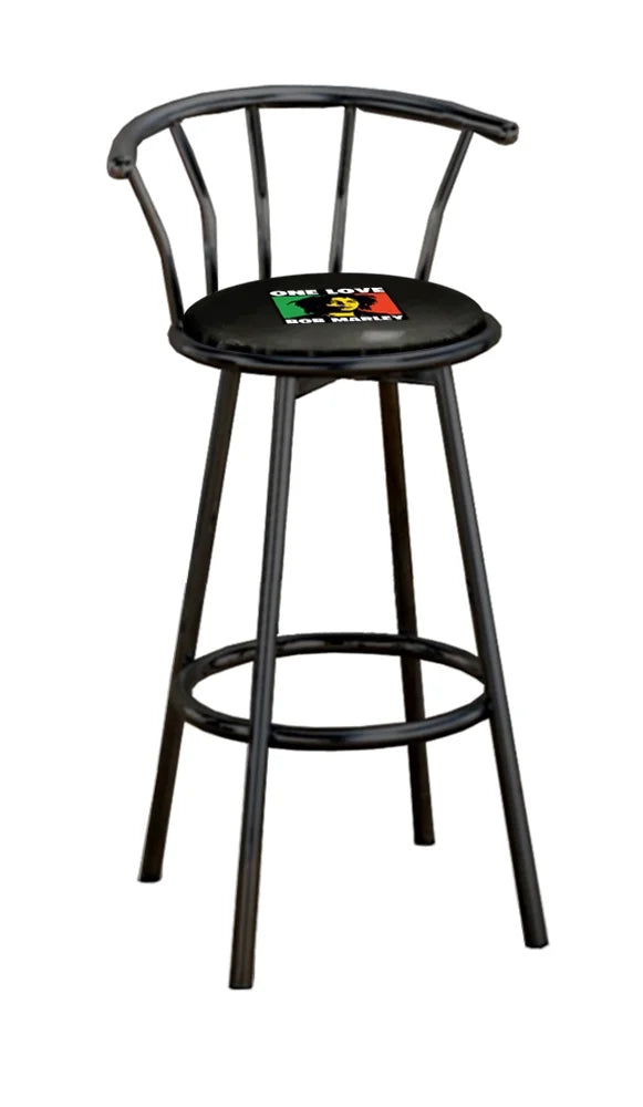 Black Metal Bar Stool V88228