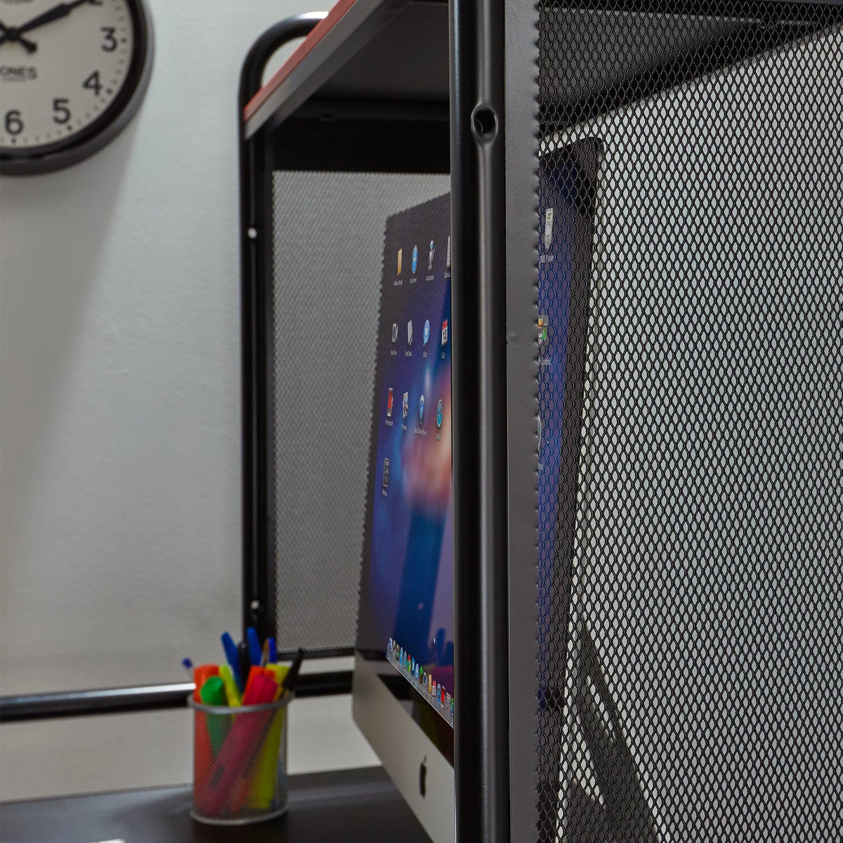 Black/Red Gaming Desk V8687