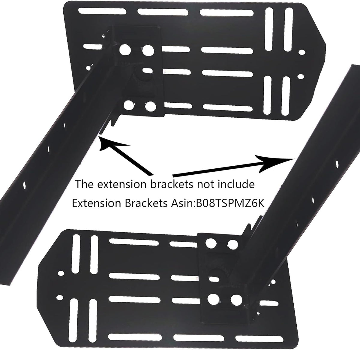King Bed Headboard Attachment Bracket Modification Plate, Pack of 2 V50805