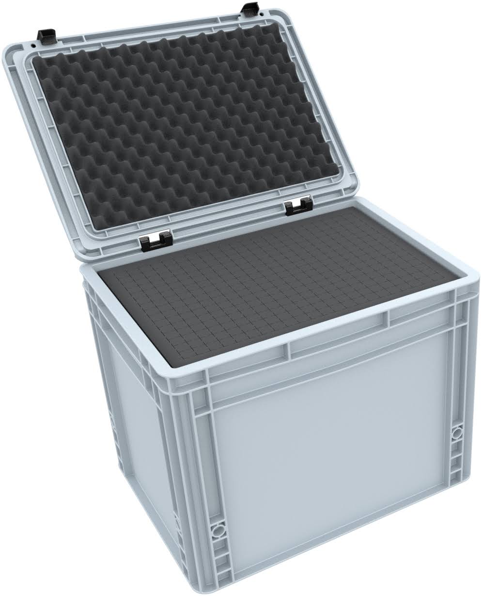 Eurocontainer Case with Pick and Pluck Foam A7341