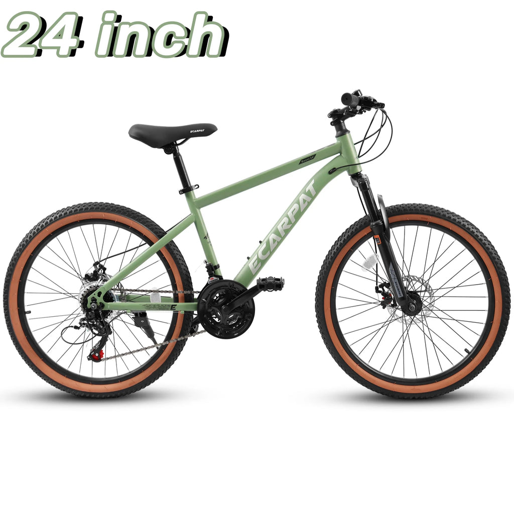 24 inch Mountain Bike Bicycle with Disc Brake, Black Y194