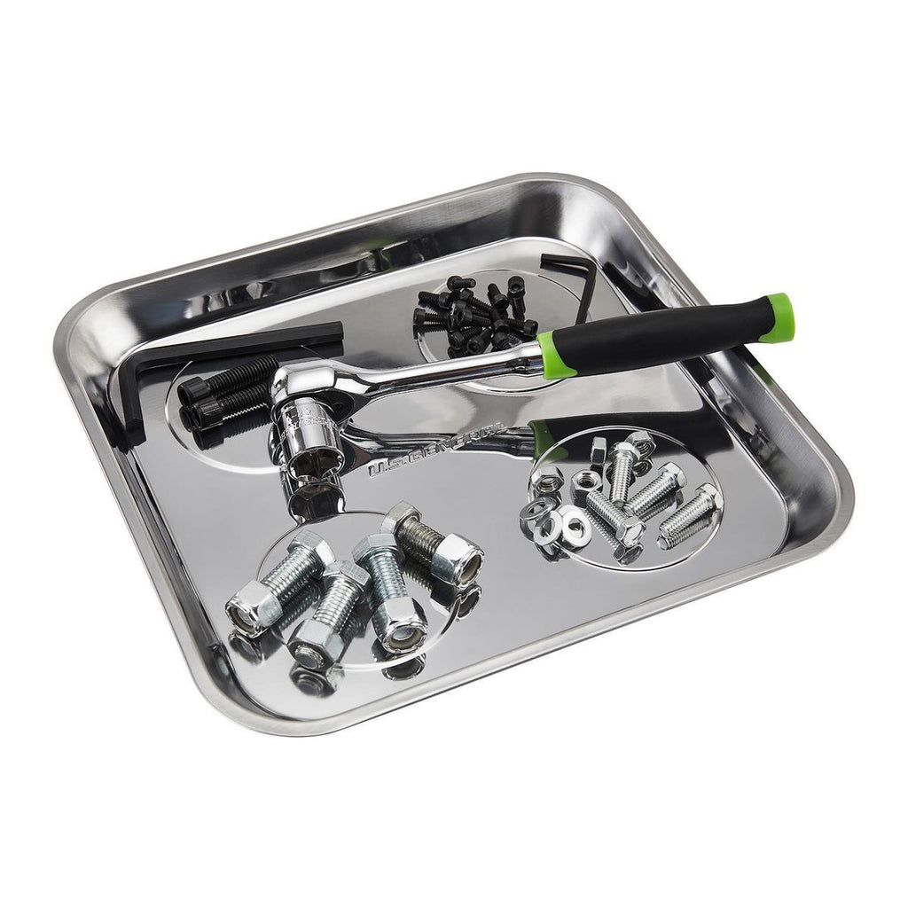 10-1/2 in. x 11-1/2 in. Magnetic Stainless Steel Parts Tray X7375