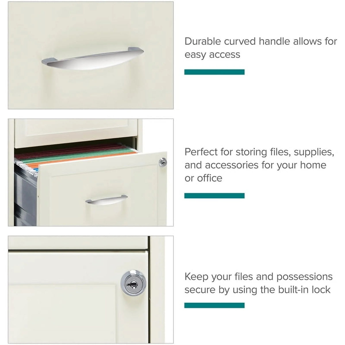 2 Drawer Steel Mobile File Cabinet P610144