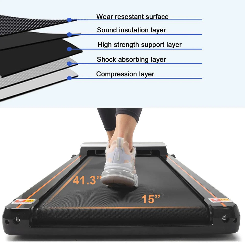 Under Desk Treadmill 2.5HP Slim Walking Treadmill D4521