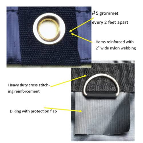 Heavy Duty Industrial Grade Truck Tarp D68077