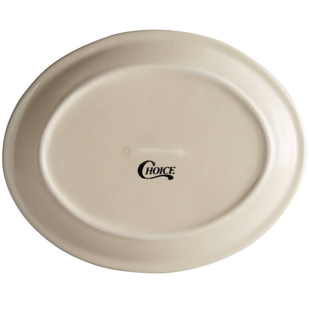 Brown Speckled Stoneware Oval Platter, Box of 24 X46411