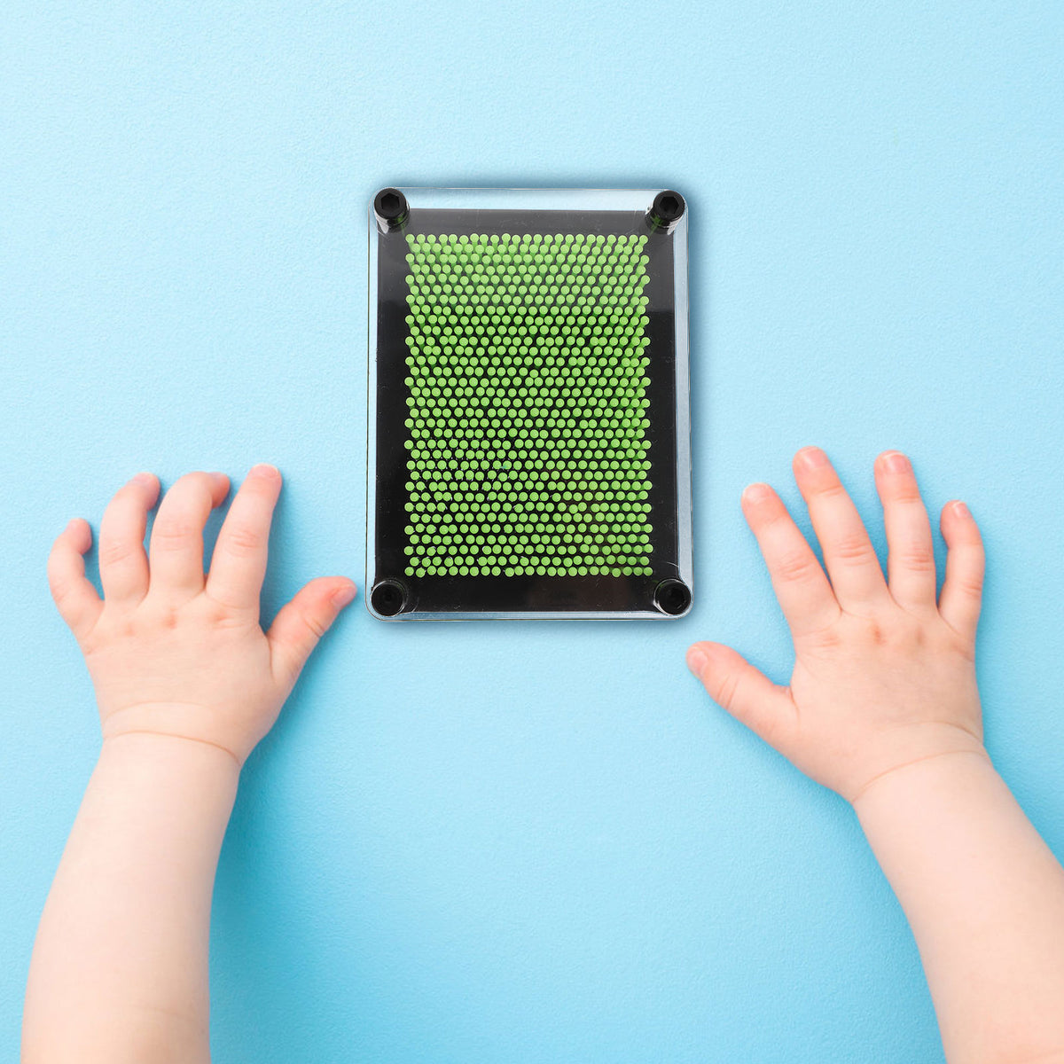 3D Pin Art Toy Plastic Handprint D7008