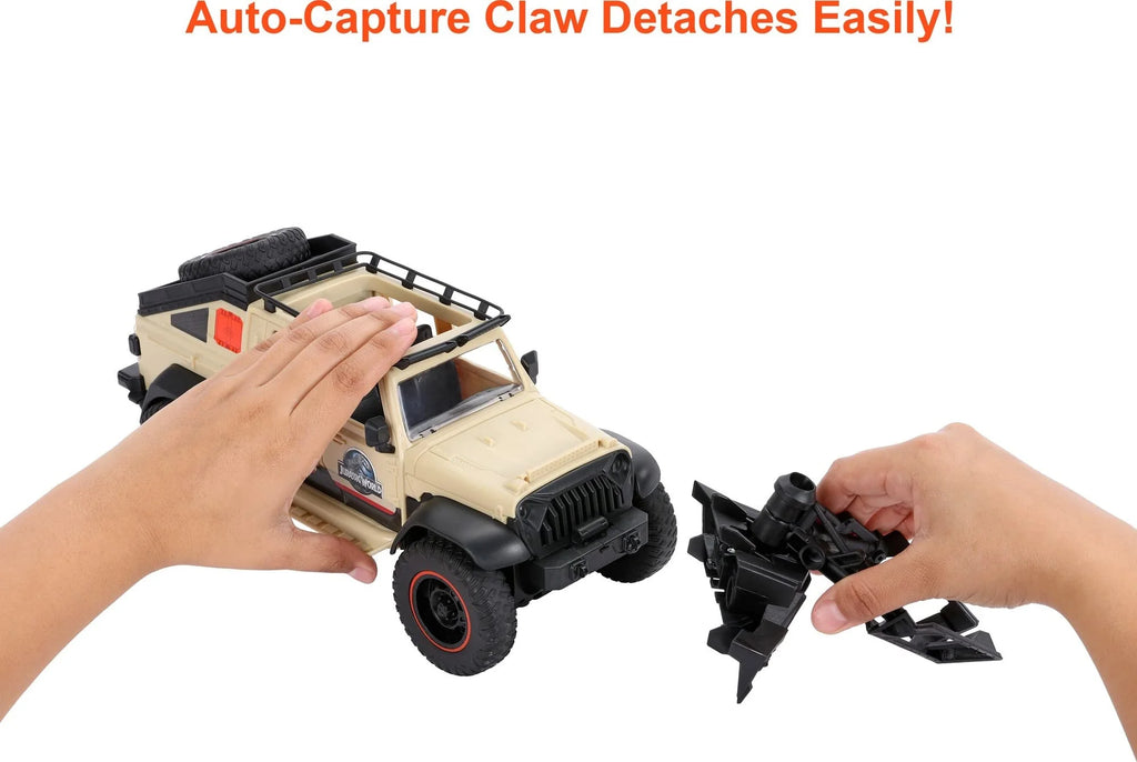 Jurassic World Dominion Jeep Gladiator RC Vehicle with 6-inch Dracorex Dinosaur Figure E86513
