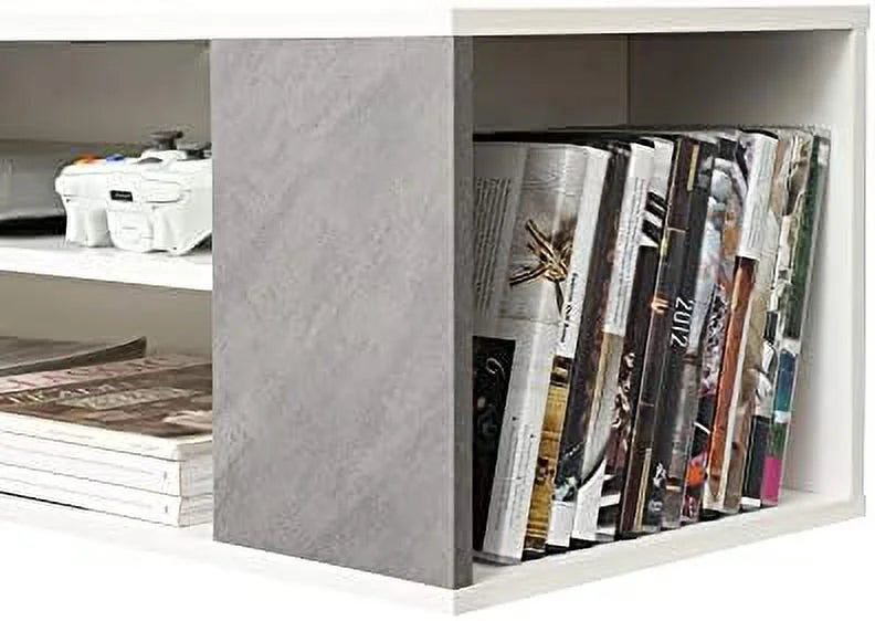 Floating TV Stand Wall Mounted Entertainment Center Grey 39 Inch J20310