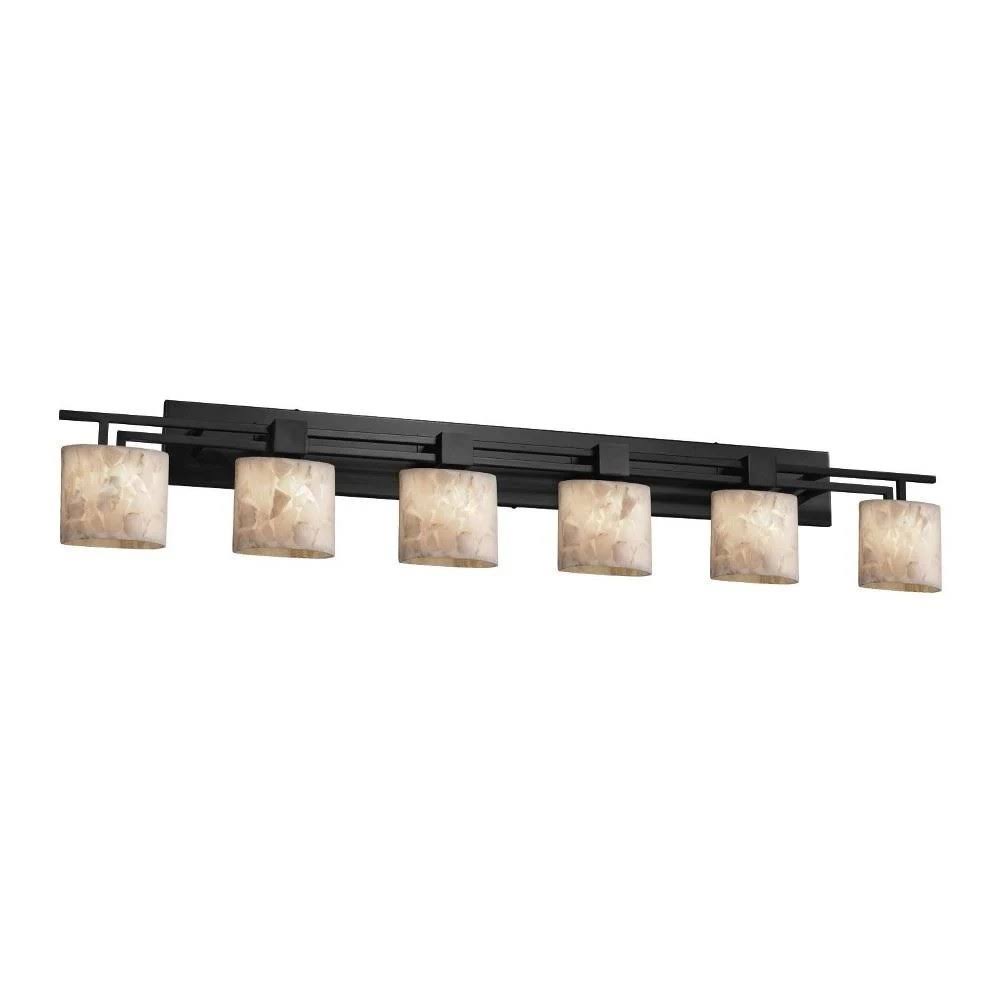 Matte Black 6-Light Bath Bar I641392