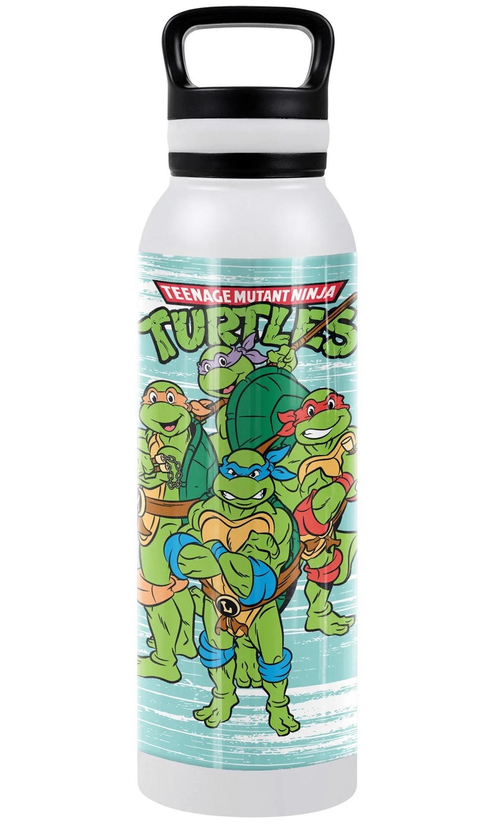 24 oz Insulated Stainless Steel Water Bottle with Loop Cap J35339