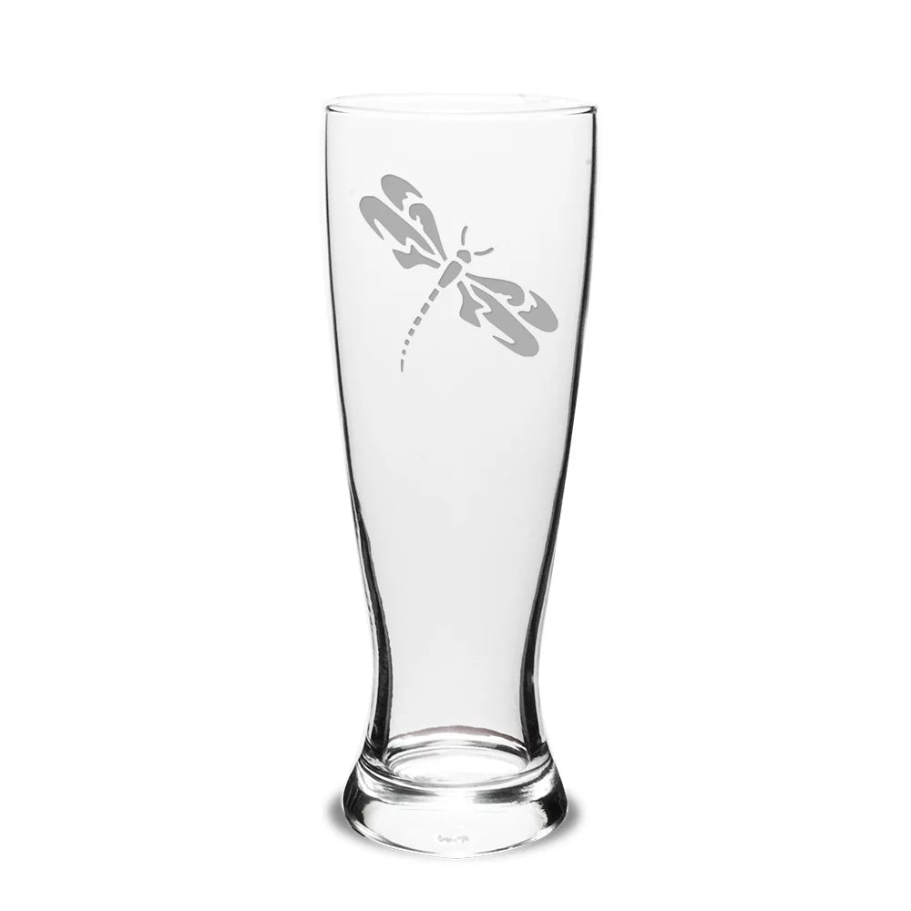 Deep Etched Beer Pilsner Glass N8364