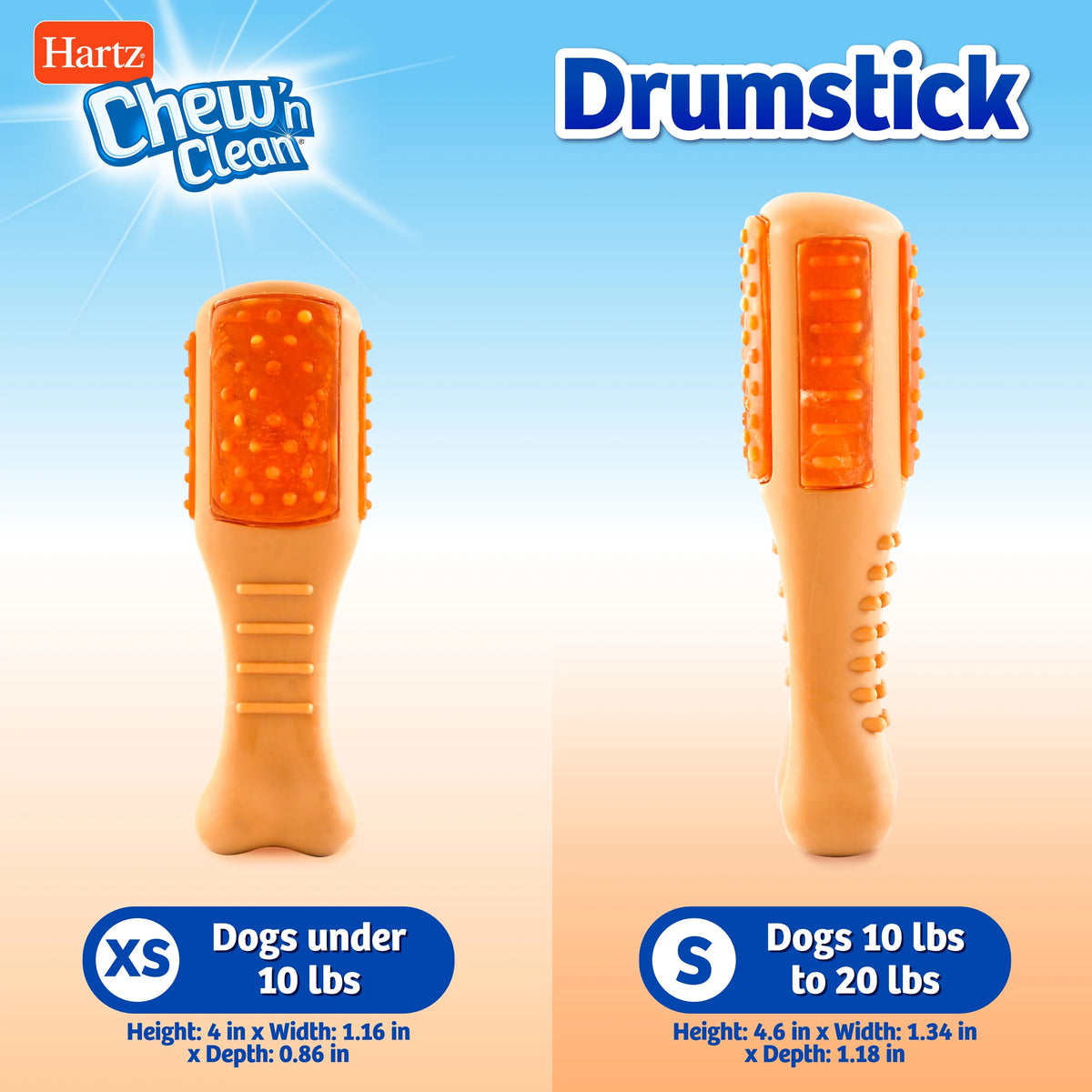 Chicken Flavored Chew Toy, 2 Pack Q602898