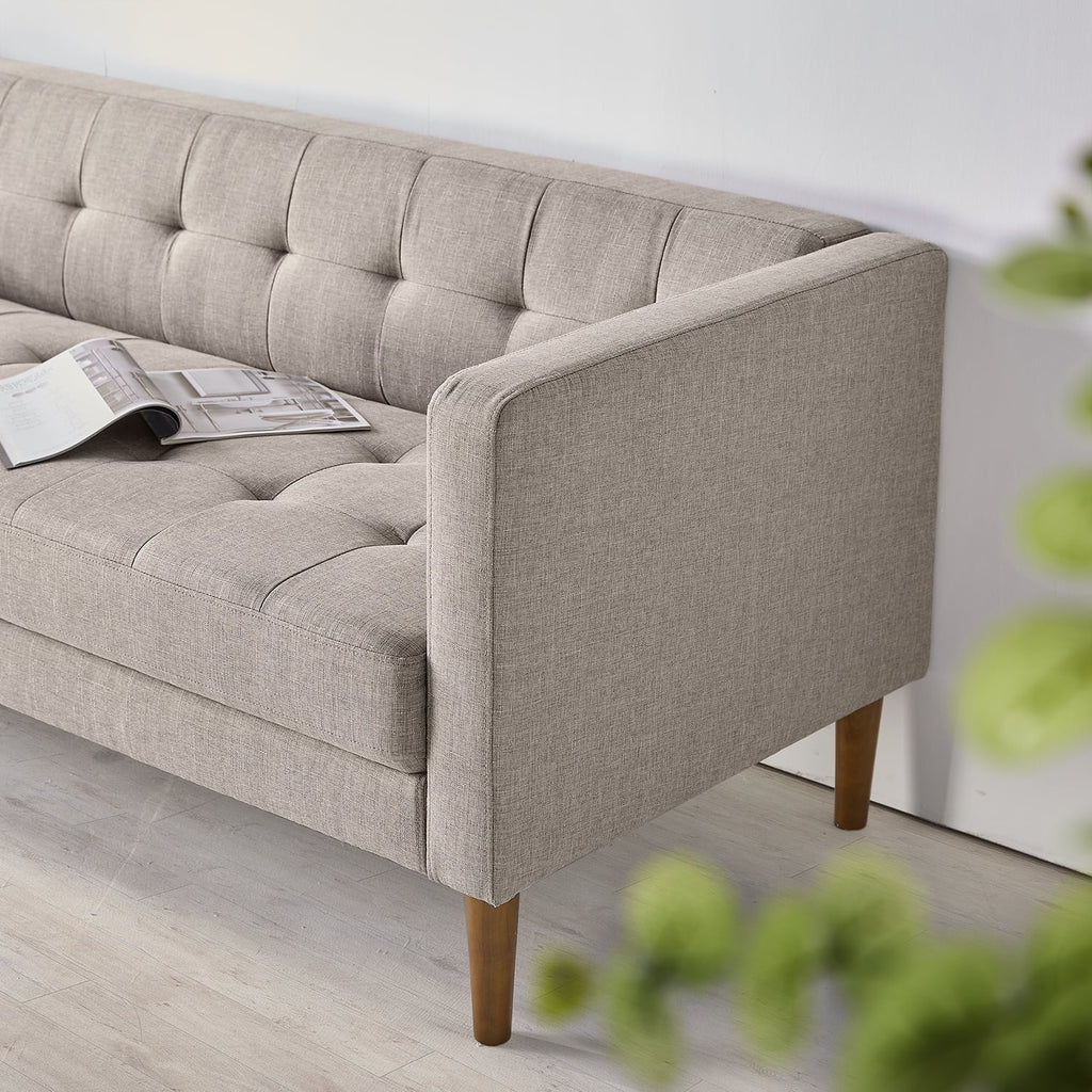 Oatmeal Grey 2-Seater Loveseat I473267