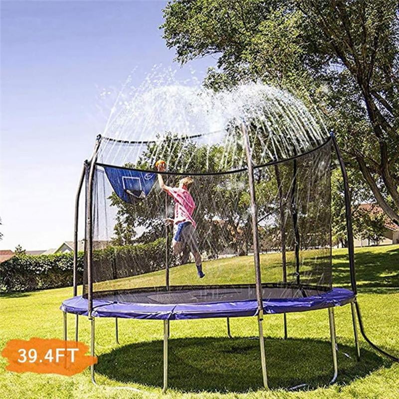 Trampoline Sprinkler Water Sprayer Toy Accessories 39.4ft Q966