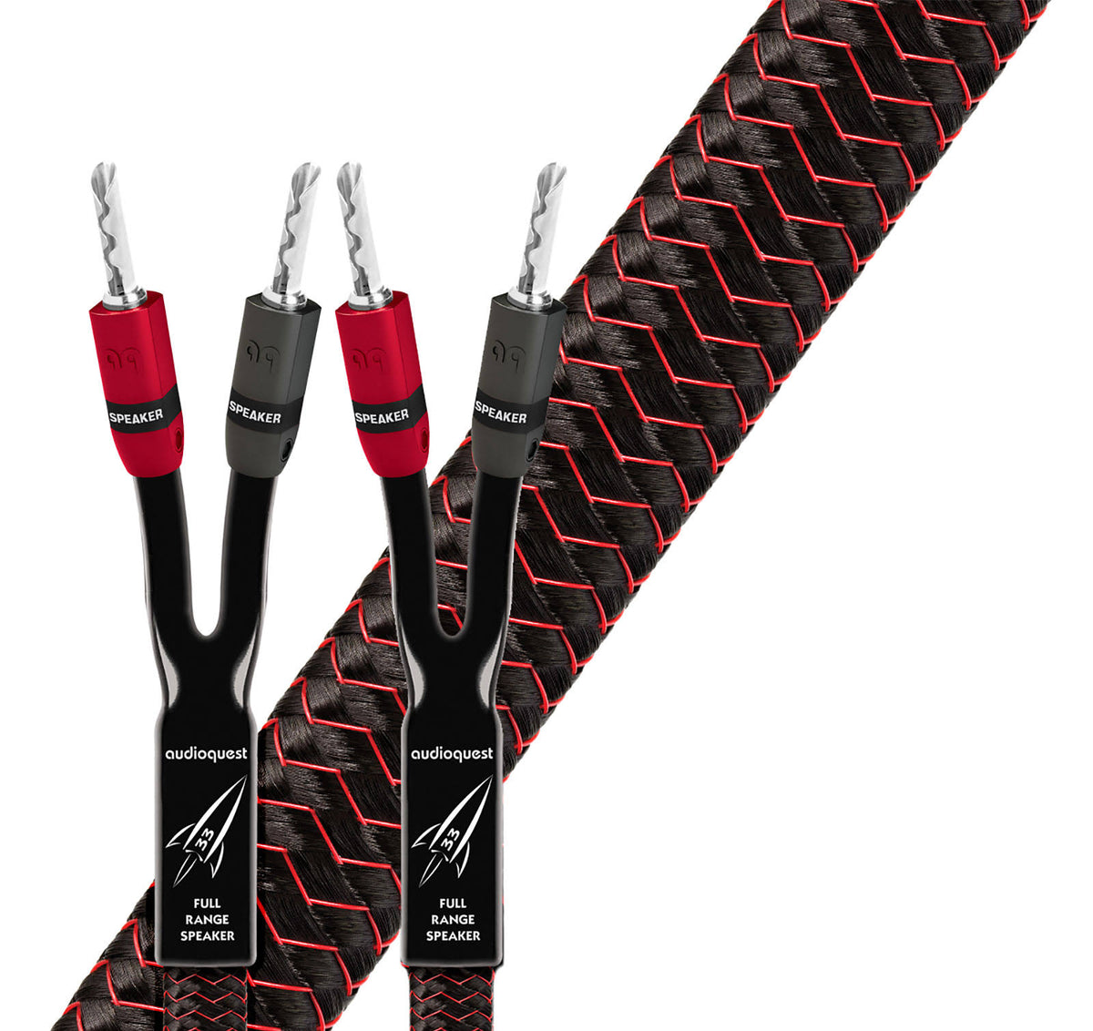 Silver Speaker Cable 12ft Pair A754852