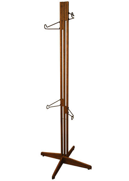 Walnut Free Standing Rack E903