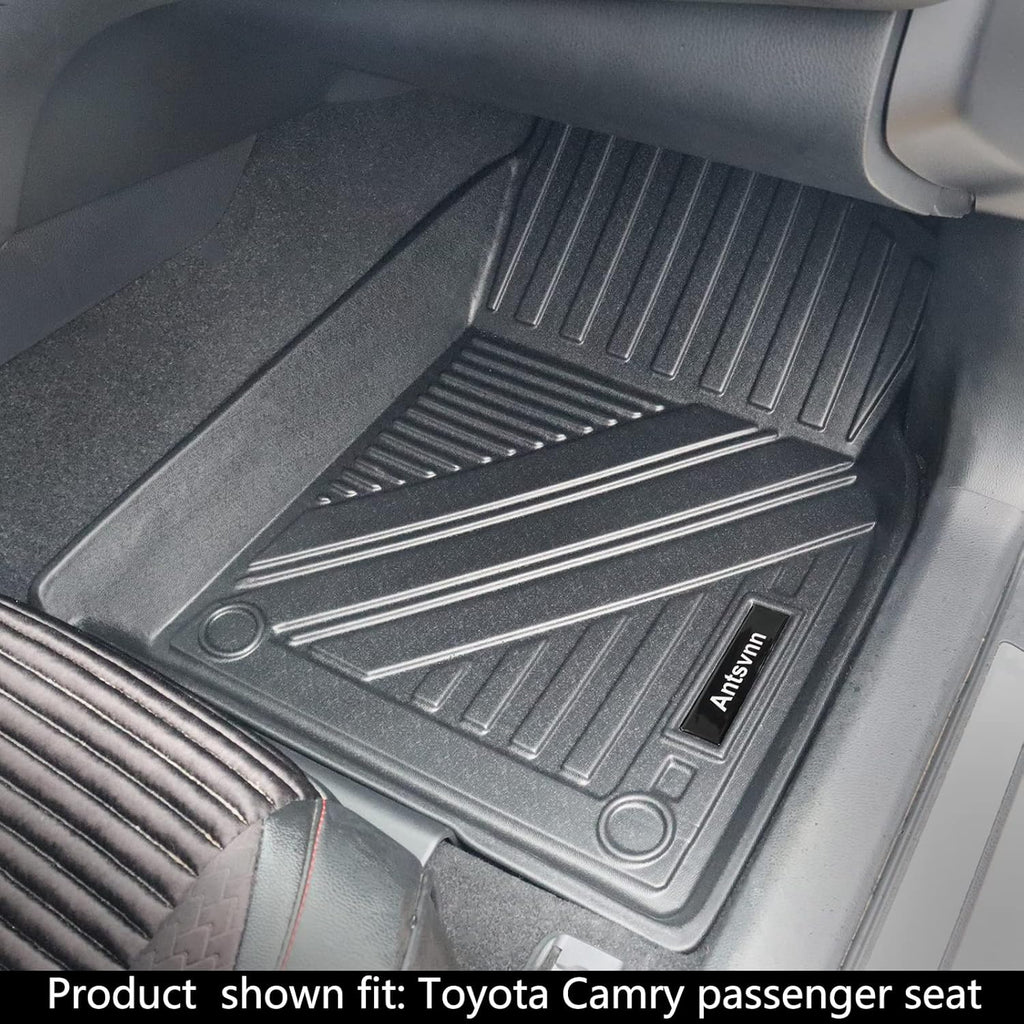 Black Rubber Floor Mats and Cargo Liner for Toyota Camry A3965