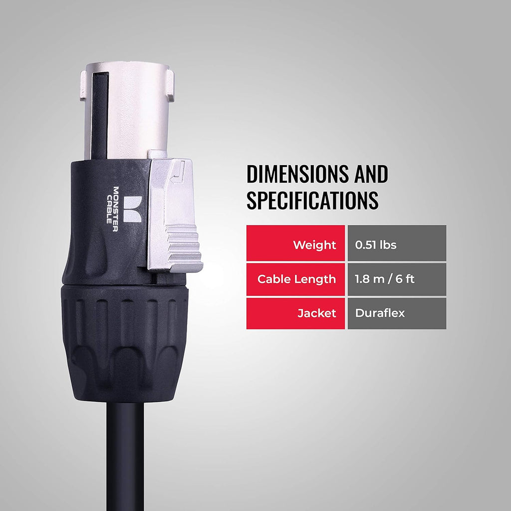 20ft Speaker Cable with SpeakOn Connectors B452