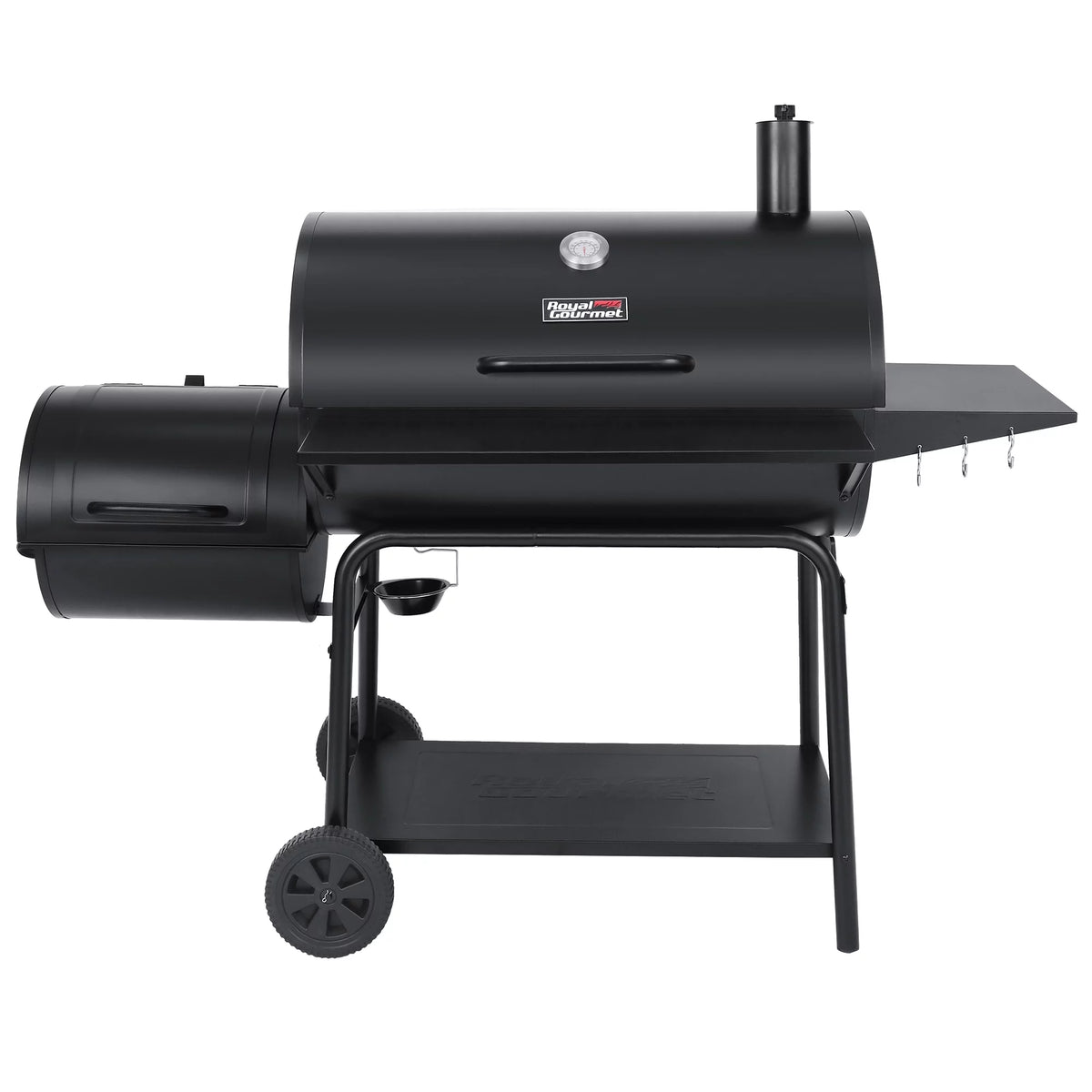 36 Charcoal Barrel Grill with Offset Smoker I539620