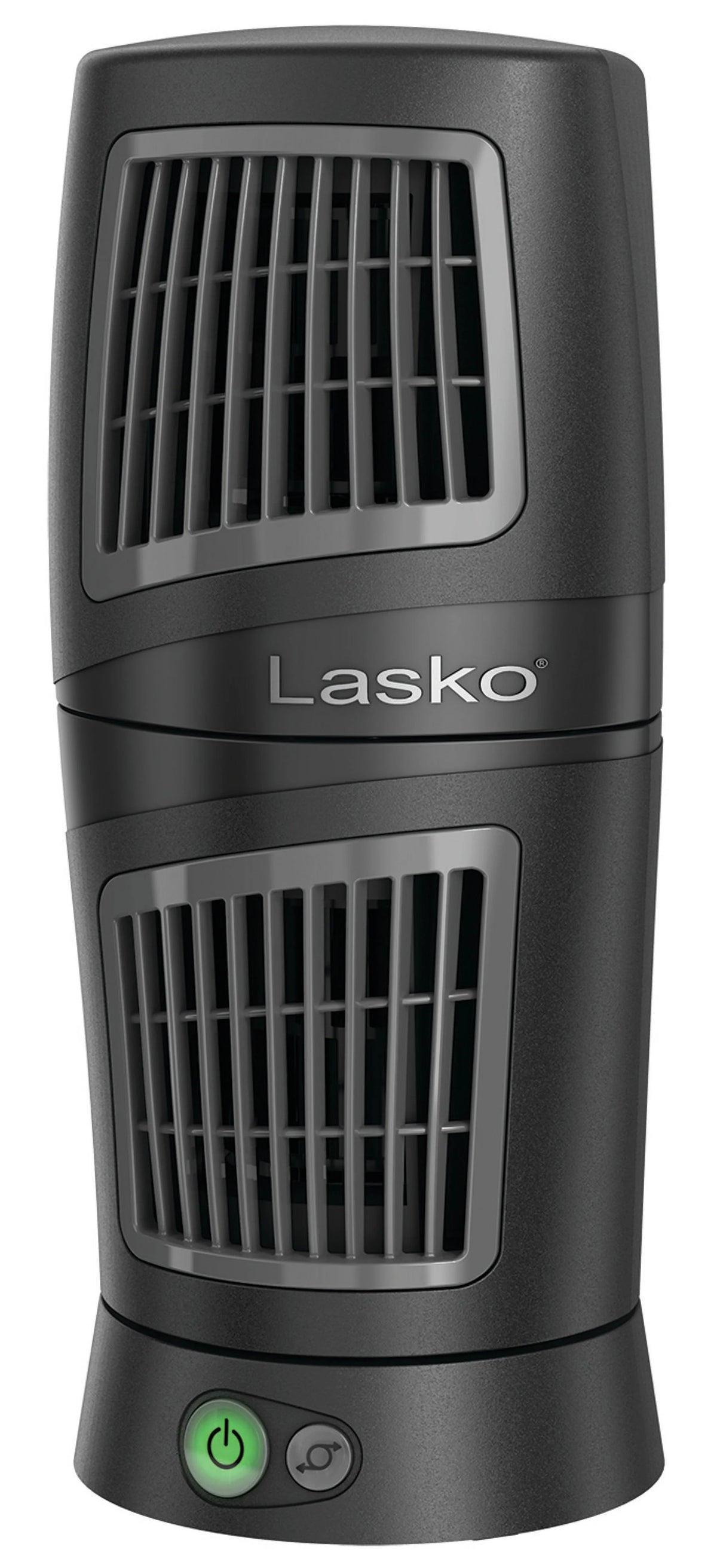 12 Twist-Top Desktop Tower Fan with 3 Speeds, Black X678