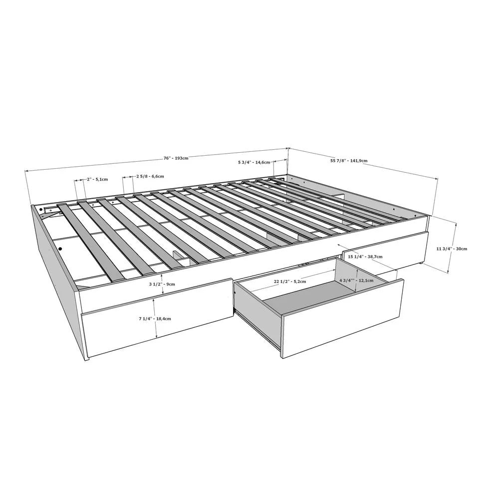 2 Piece Full Size Bedroom Set Q844222