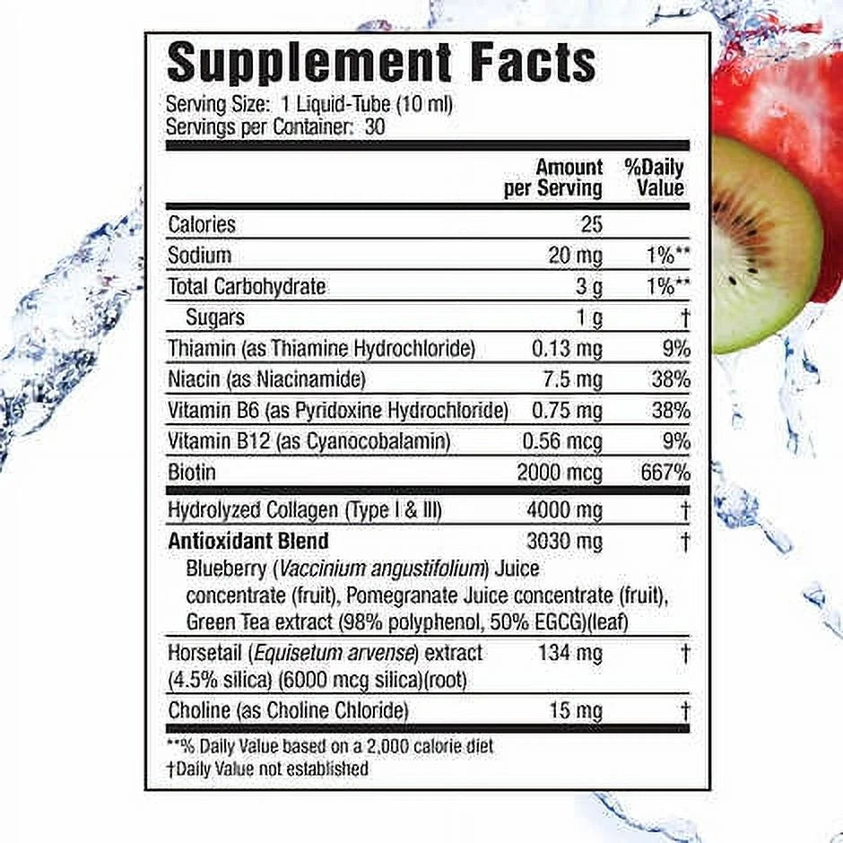 Liquid Collagen Drink Mix Tubes, 4000 Mg, 30 Ct N72816