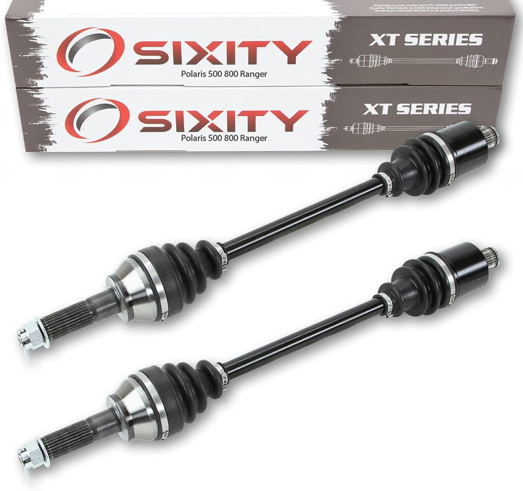 Rear Left & Right CV Axles Pair for Polaris 500 800 Ranger 2013 2012 2011 2010 W524