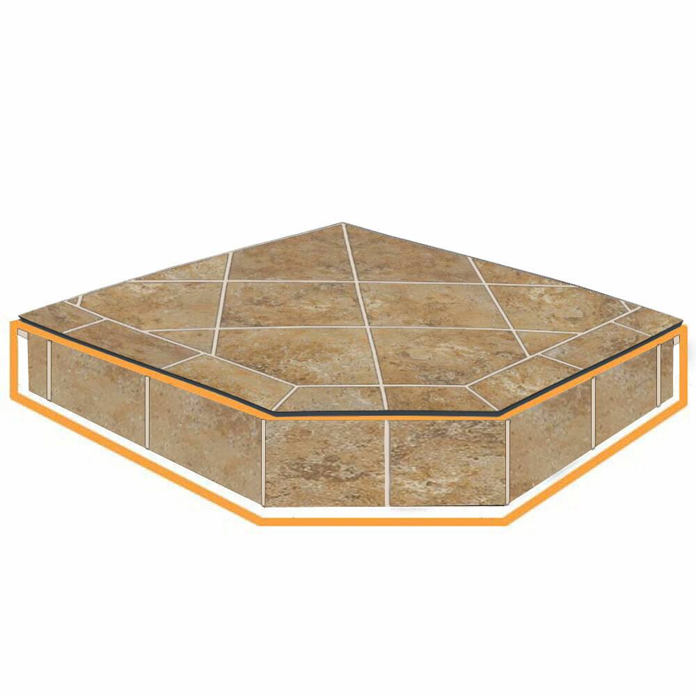 Amber Saffron Hearth Pad Riser M146207